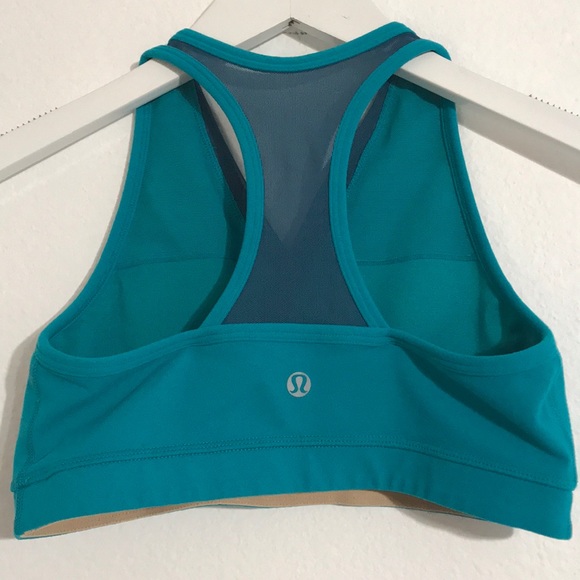 Lululemon Teal Bra size 6 - Picture 4 of 5